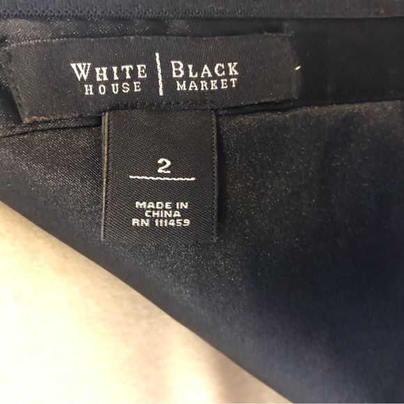 White House Black Market Little Black Dress Size 2 - Picture 11 of 12